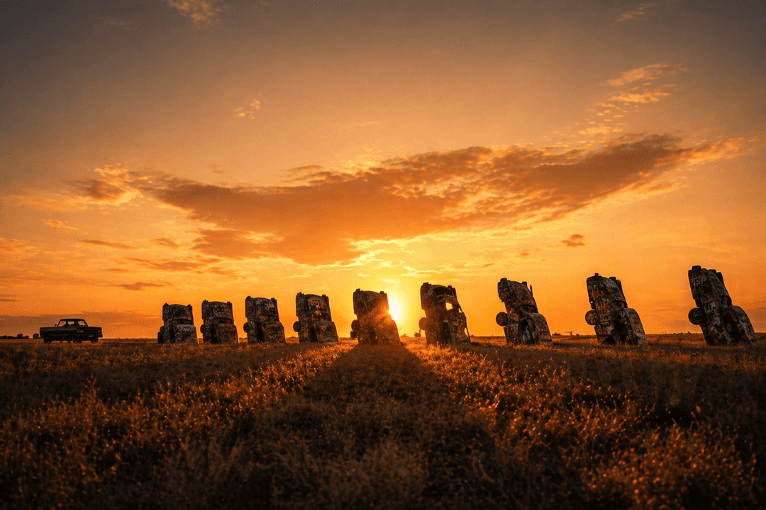 Cadillac Ranch in Amarillo, Texas